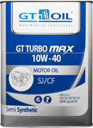 Масло моторное GT Turbo Max 10W-40 полусинтетика 10W-40 4л.